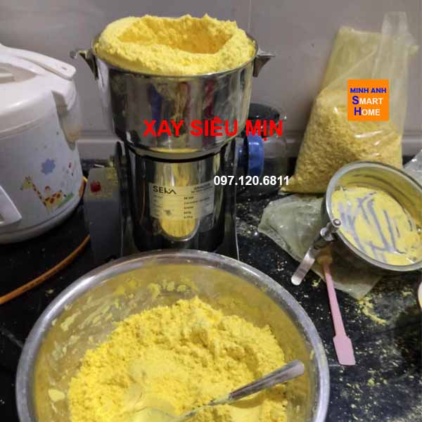 Máy Xay Bột Khô Siêu Mịn Công Suất Lớn - Nghiền Cực Nhanh